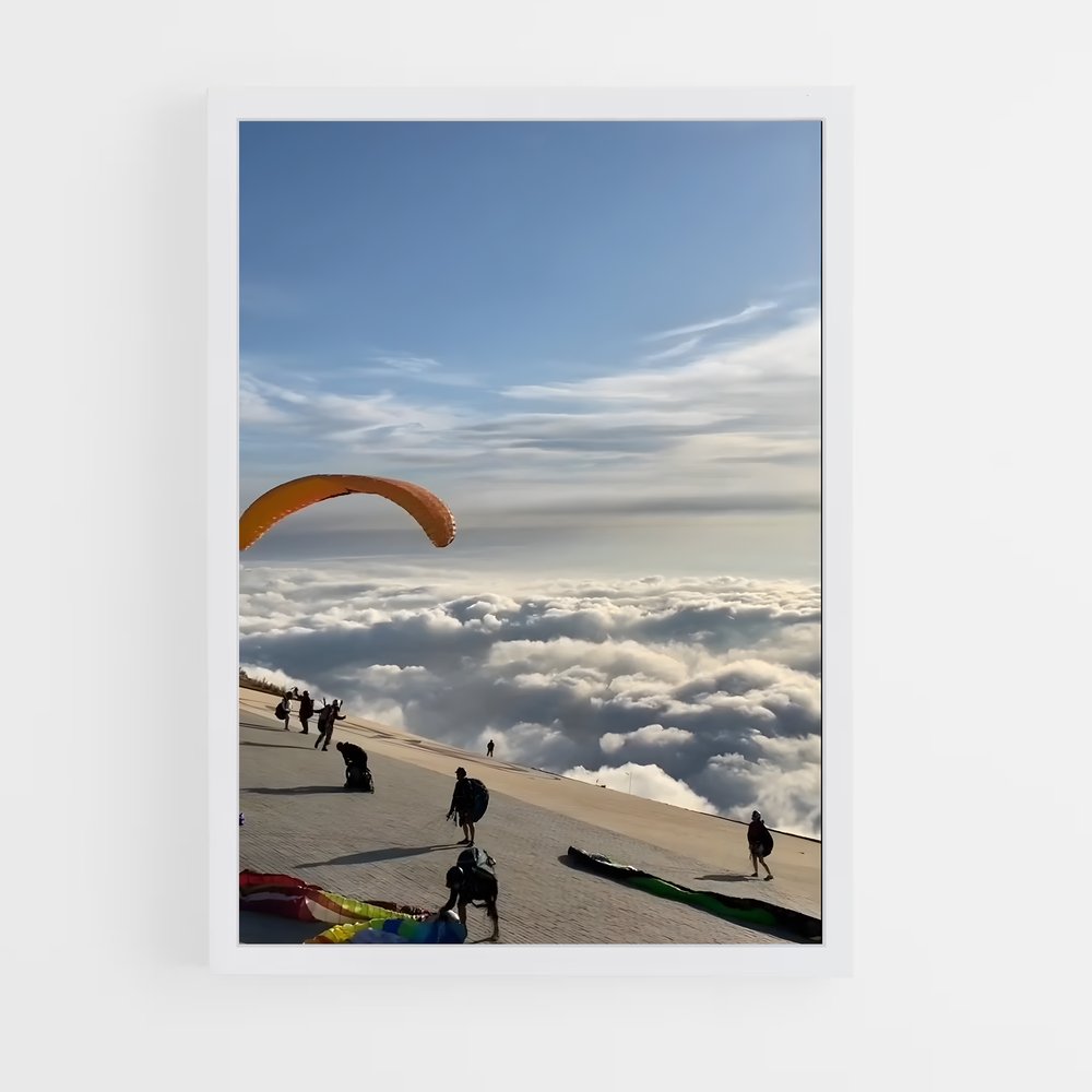 Poster Sommet des Champions – affiche Parapente (vue 3)